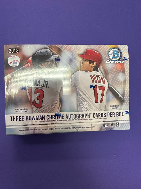 2018 Bowman Chrome Jumbo Choice HTA Baseball Box (Ohtani RC?)