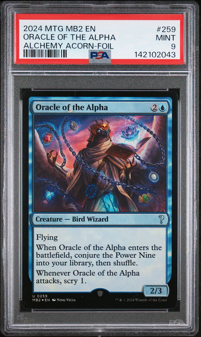Oracle of the Alpha 259 Mystery Booster 2 (MB2) [Foil] PSA 9
