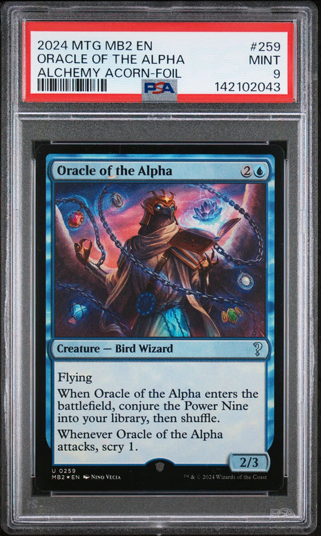 Oracle of the Alpha 259 Mystery Booster 2 (MB2) [Foil] PSA 9
