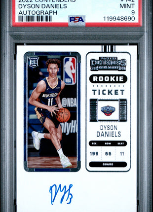 2022 Contenders Dyson Daniels Autograph - PSA 9