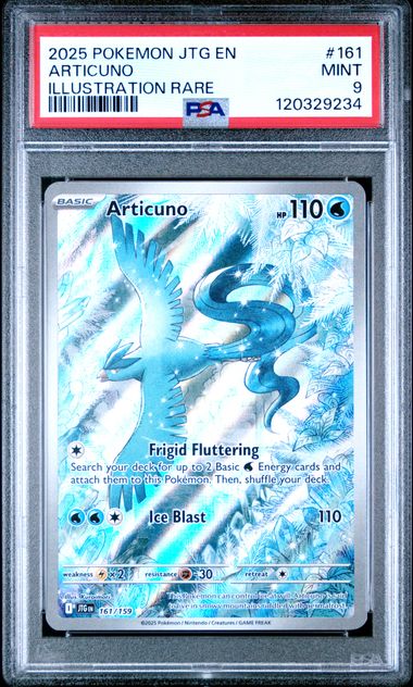 Articuno 161/159 - Journey Together (JTG) PSA 9