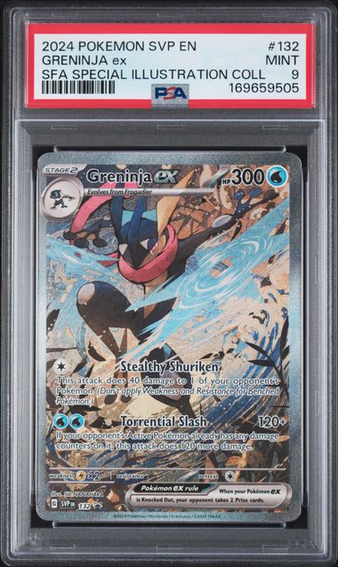 Greninja Ex 132/ - Promo (SVP) PSA 9