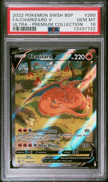 Charizard V swsh260/ - Promo PSA 10