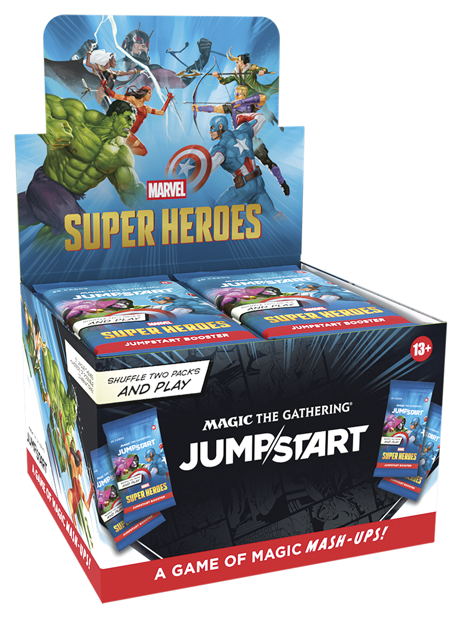 Marvel Super Heroes Jumpstart Booster Display