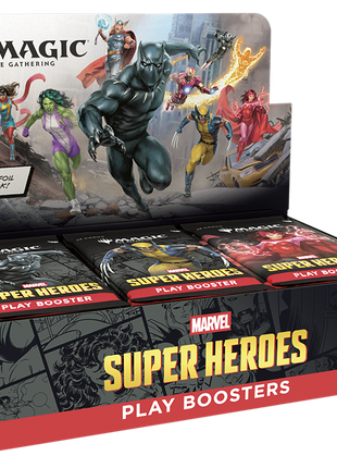 Marvel Super Heroes Play Booster Display - PREORDER LIMIT 1PP - RELEASES 6/19