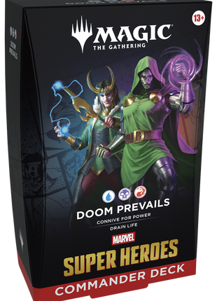 Marvel Super Heroes Commander Decks - PREORDER LIMIT 1PP EACH - RELEASES 6/19