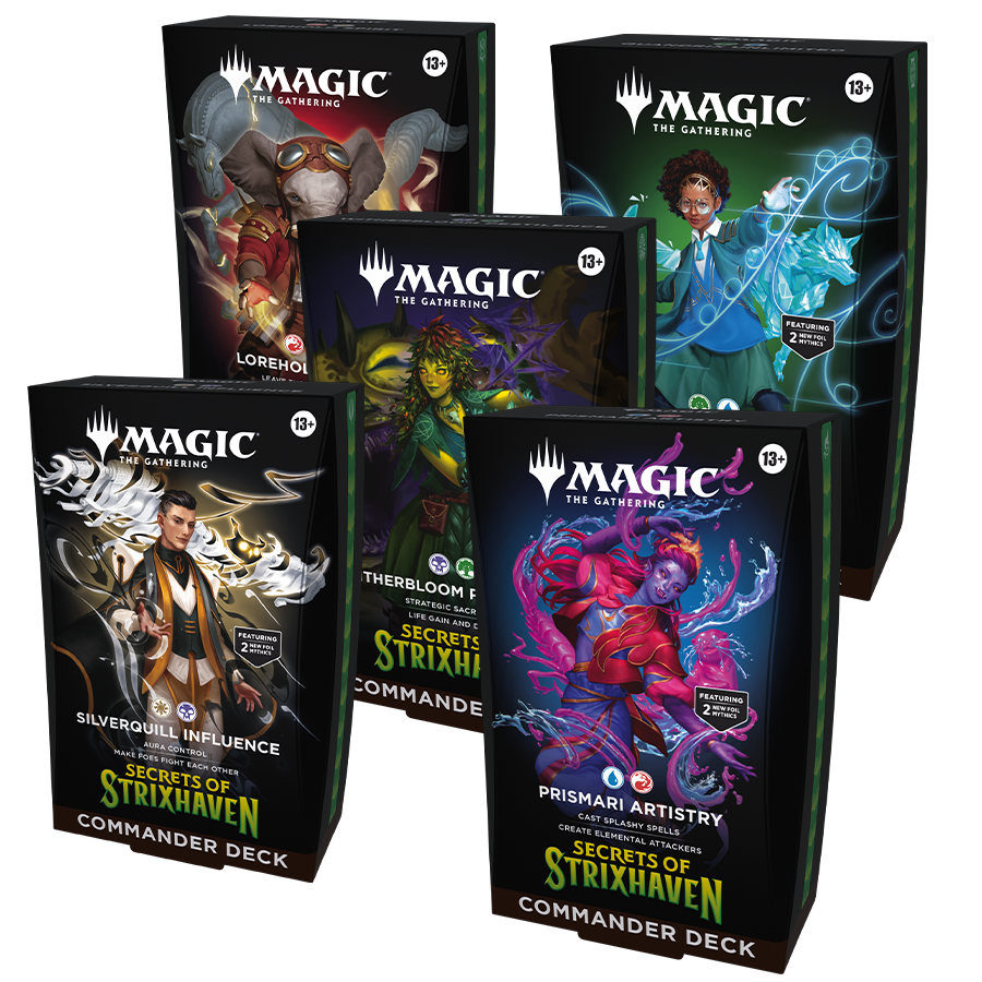 Secrets of Strixhaven Commander Decks - Releases 4/17 - LIMIT 1 EACH PP