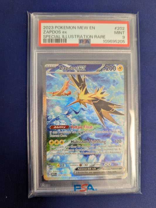 Zapdox EX PSA 9 202/165 Scarlet & Violet 151