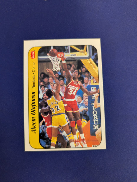 Hakeem Olajuwon Fleer 1986 *EX*