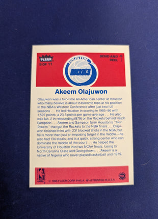 Hakeem Olajuwon Fleer 1986 *EX*