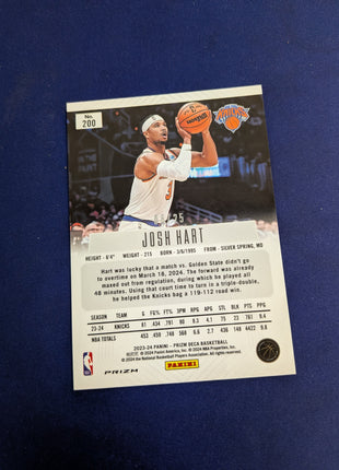 Josh Hart Mojo /25 2023-24 Prizm Deca