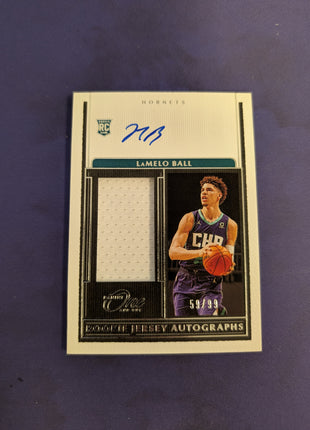 LaMelo Ball RC RPA /99 Rookie Jersey Autographs 2020-21 Panini One