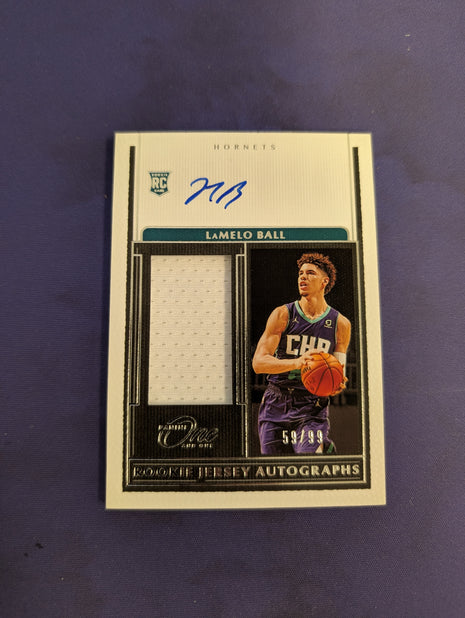 LaMelo Ball RC RPA /99 Rookie Jersey Autographs 2020-21 Panini One