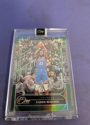 Cason Wallace RC Green 5/5 Sealed Panini One and One 2023-24