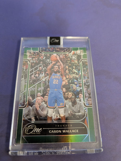 Cason Wallace RC Green 5/5 Sealed Panini One and One 2023-24