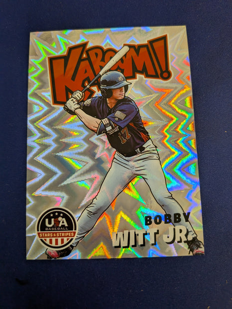Bobby Witt Jr Kaboom SSP 2025 Panini Stars and Stripes Baseball