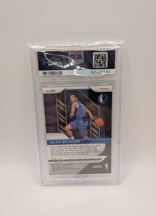 Jalen Brunson PSA 9 Tiger Stripe RC 2018-19 Prizm