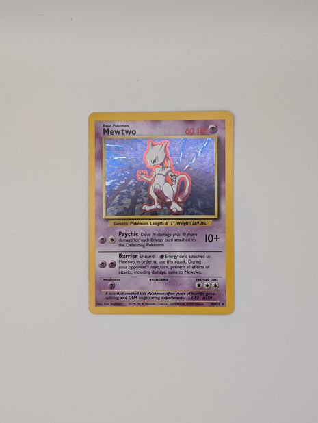 Mewtwo 10/102 Base Set *LP*