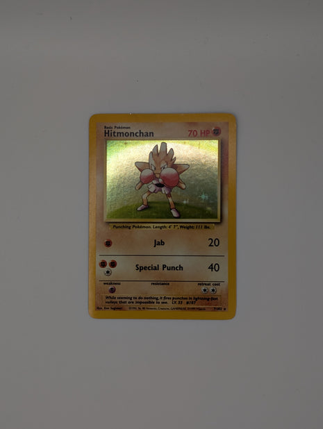 Hitmonchan 7/102 Base Set*LP*