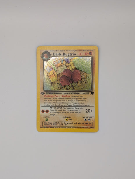 Dark Dugtrio 6/82 Team Rocket SWIRL
