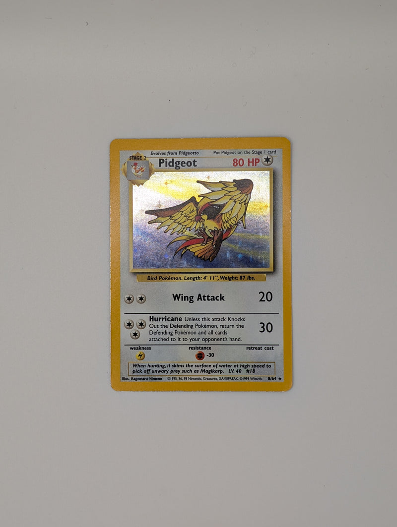 Pidgeot 8/64 Jungle LP NO SYMBOL ERROR