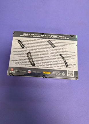 2025 Panini Black NFL Hobby Box