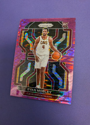 Evan Mobley Purple Pulsar 1/35 RC 2021-22 Prizm