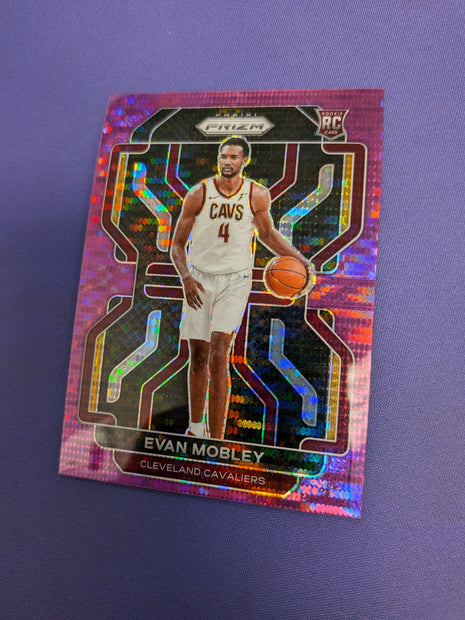 Evan Mobley Purple Pulsar 1/35 RC 2021-22 Prizm