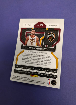 Evan Mobley Purple Pulsar 1/35 RC 2021-22 Prizm