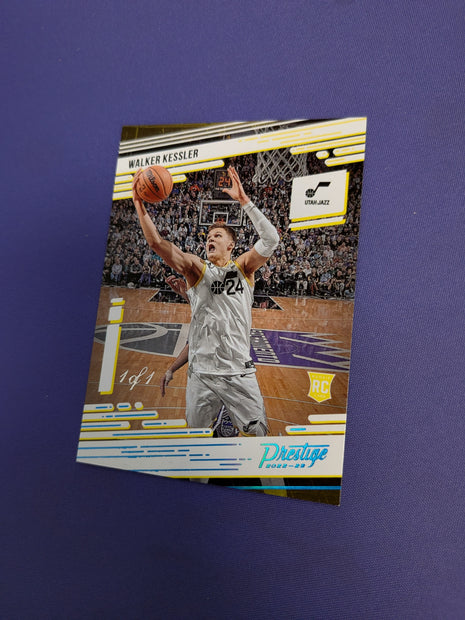 Walker Kessler Platinum 1/1 RC 2022-23 Chronicles Prestige