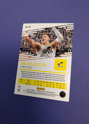 Walker Kessler Platinum 1/1 RC 2022-23 Chronicles Prestige