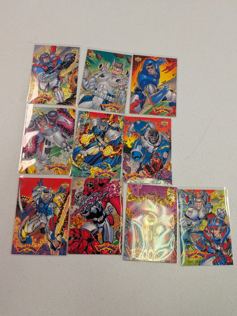 1992 Upper Deck Fanimation Football 10 Card Set