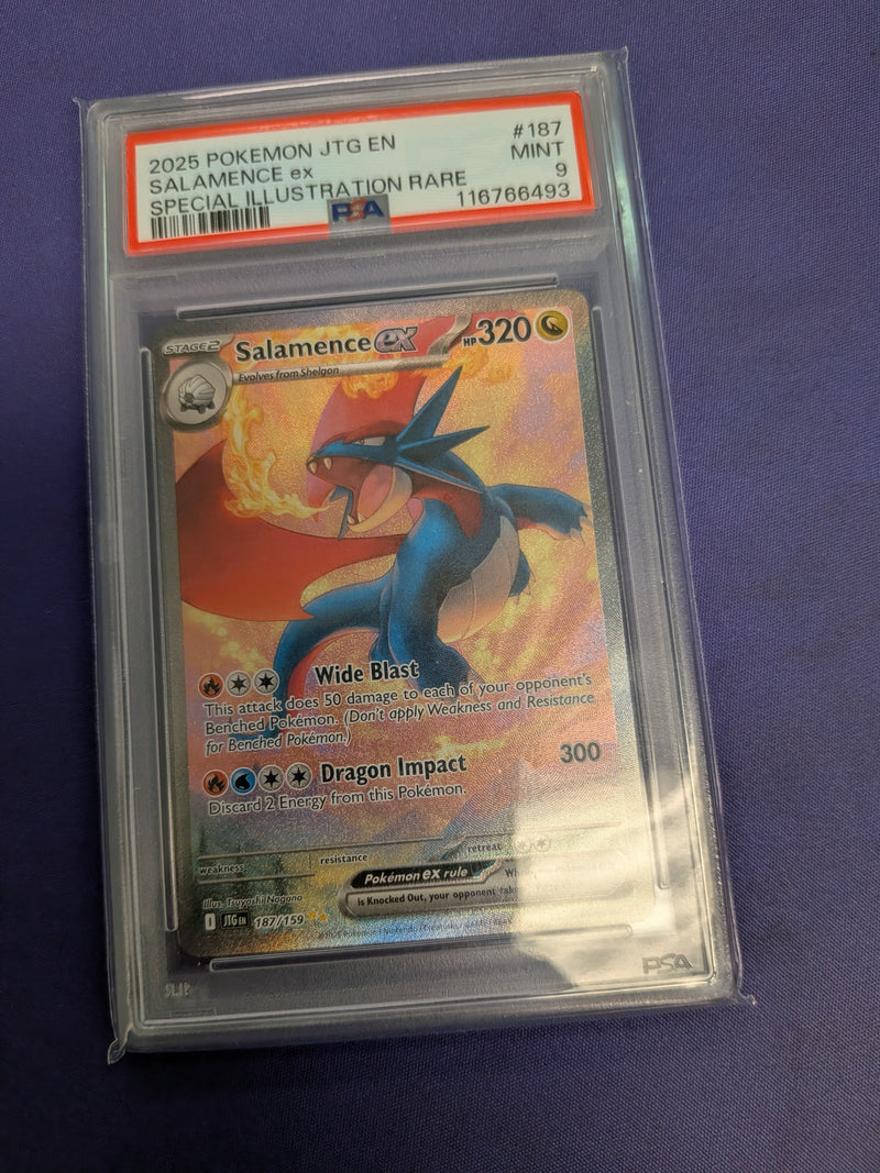 Salamence ex 187/159 PSA 9 Journey Together