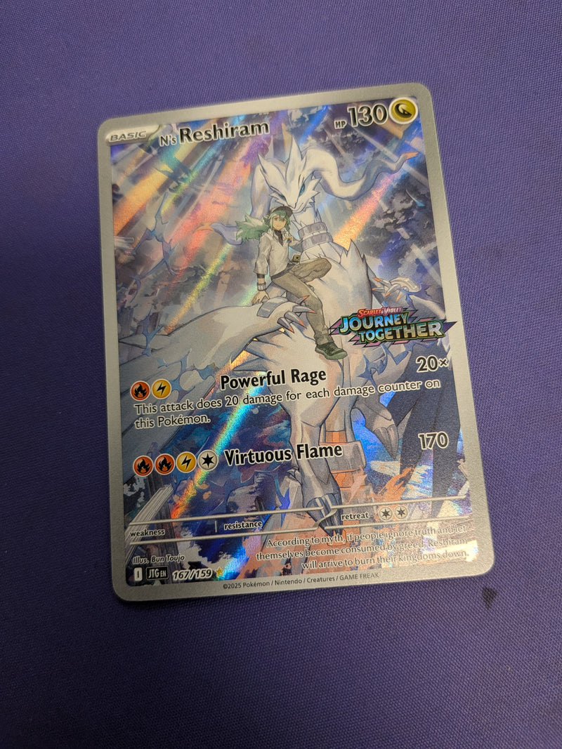 N's Reshiram Holo 167/159 Journey Together