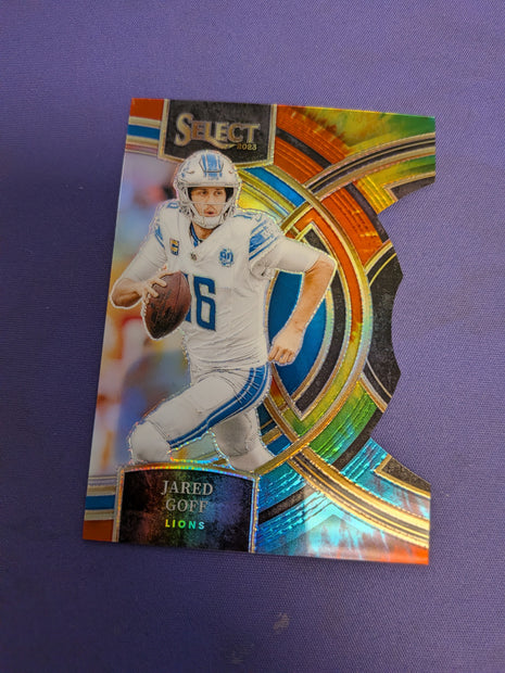 Jarded Goff /25 Tie Dye Die Cut 2023 Select