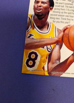 Kobe Bryant Soul of the Game Insert 1999-2000 Skybox *NM*