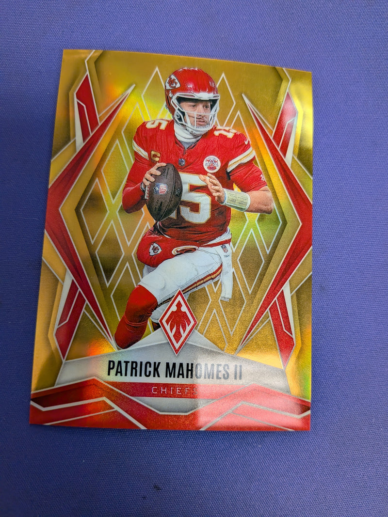 Patrick Mahomes True Gold 5/10 2025 Panini Phoenix