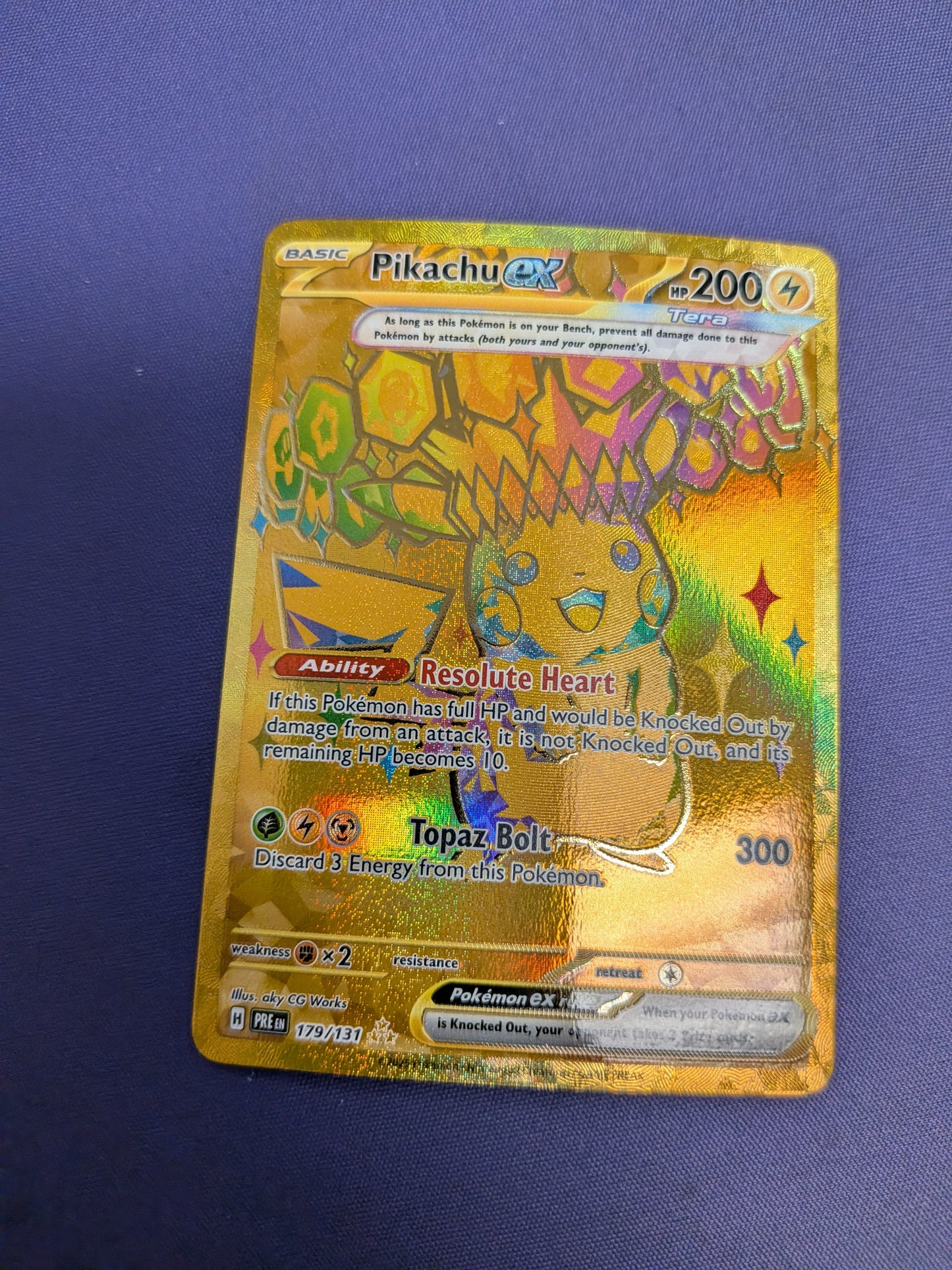 Pikachu ex 179/131 - Prismatic Evolutions (PRE) NM
