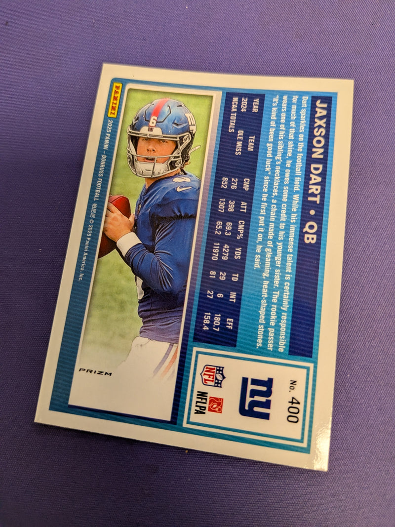 Jaxson Dart Optic Preview Red Pandora RC 2025 Panini Donruss Optic