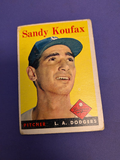 1958 Sandy Koufax VG #187