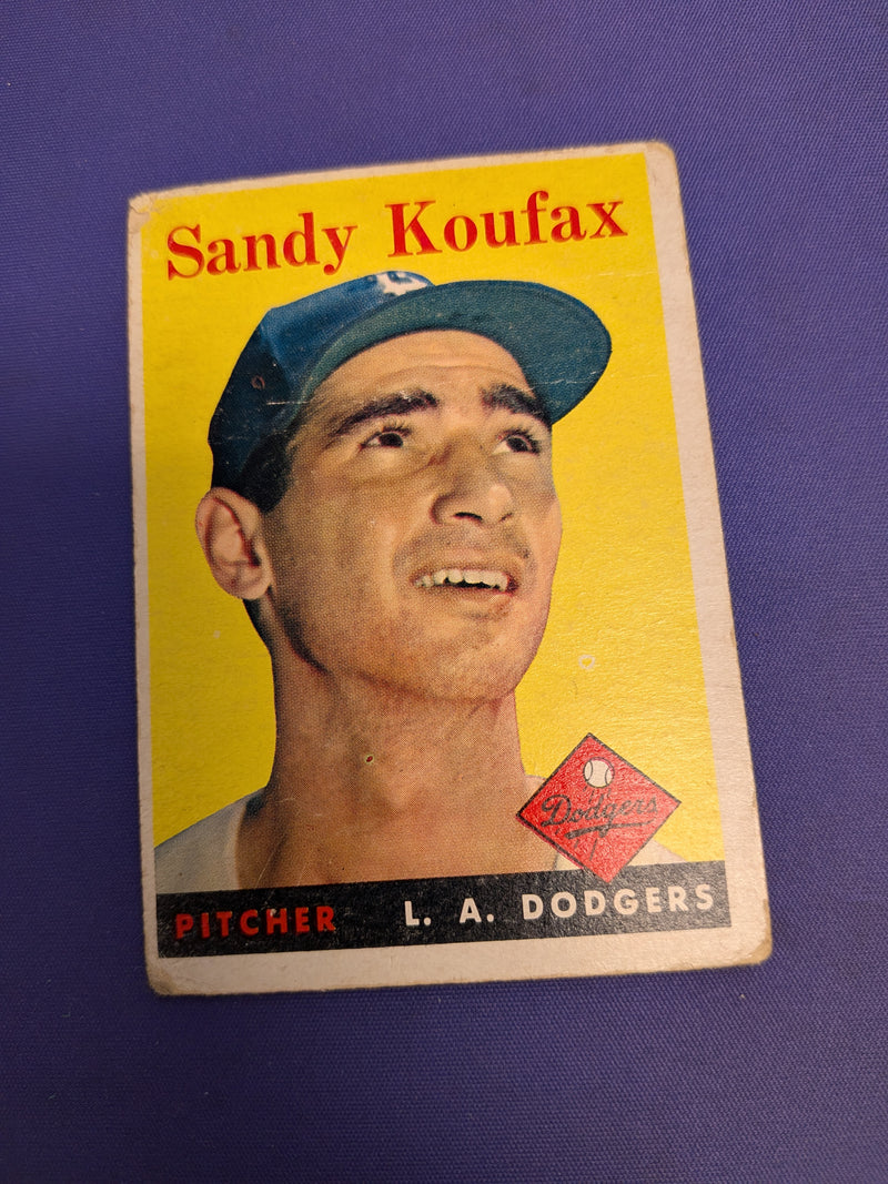 1958 Sandy Koufax VG #187