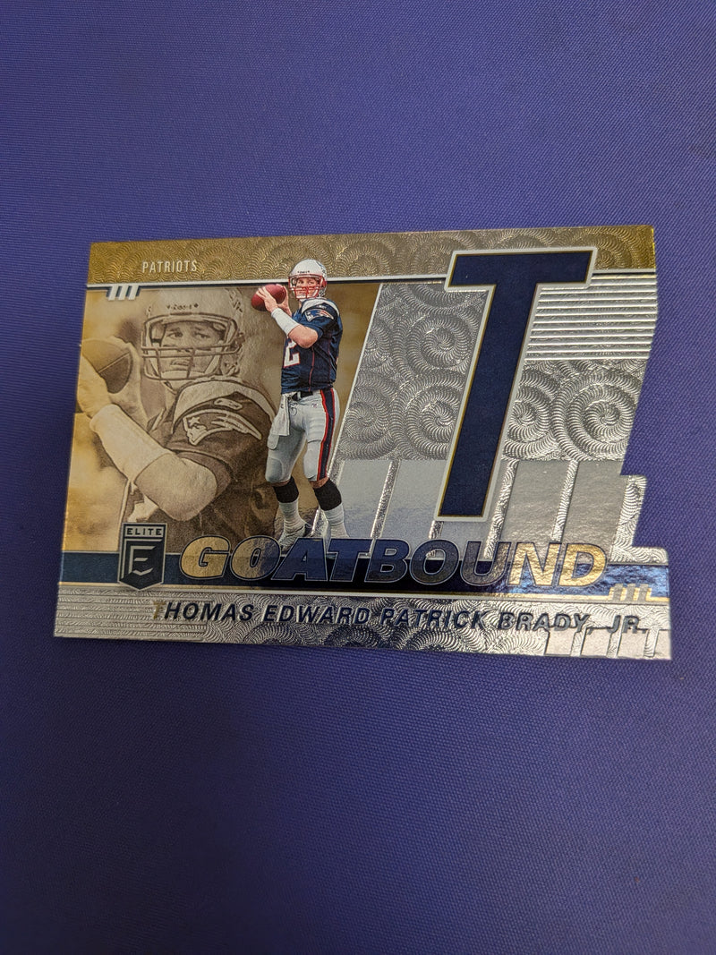 Tom Brady GOATBOUND GB-TB1 Letter "T" 2022 Donruss Elite