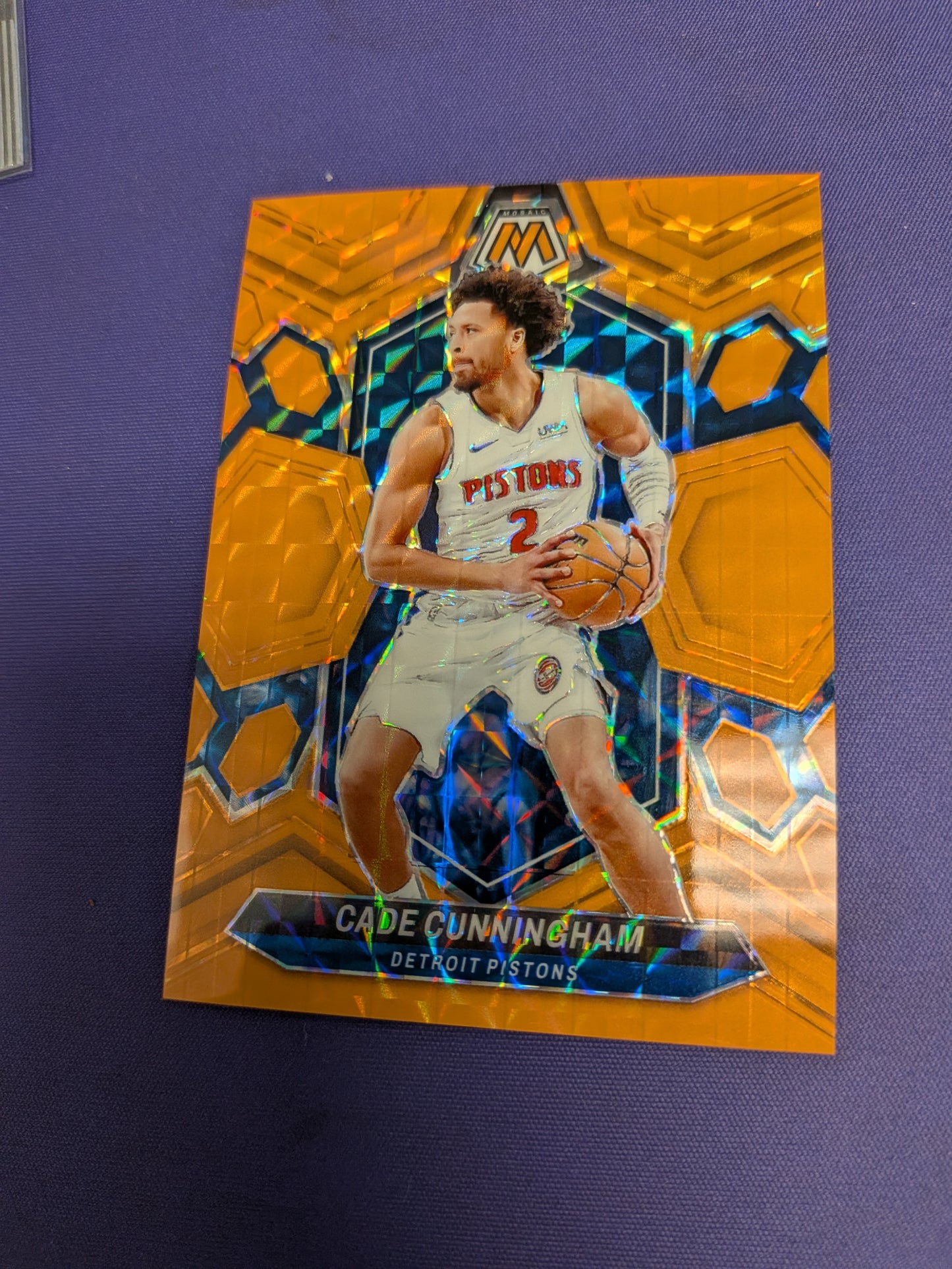 Cade Cunningham Flourescent Orange /25 2023-24 Mosaic