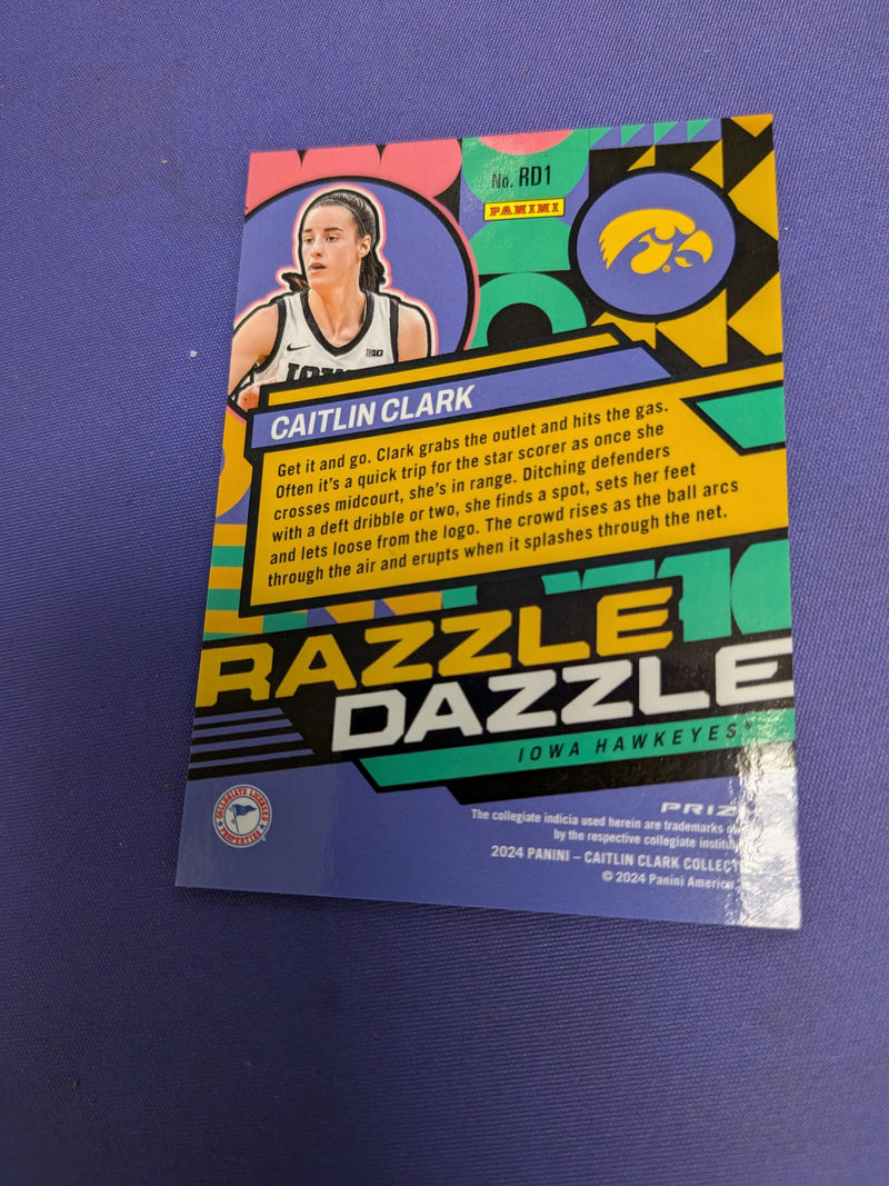 Caitlin Clark Razzle Dazzle SP RC 2024 Panini Caitlin Clark Collection