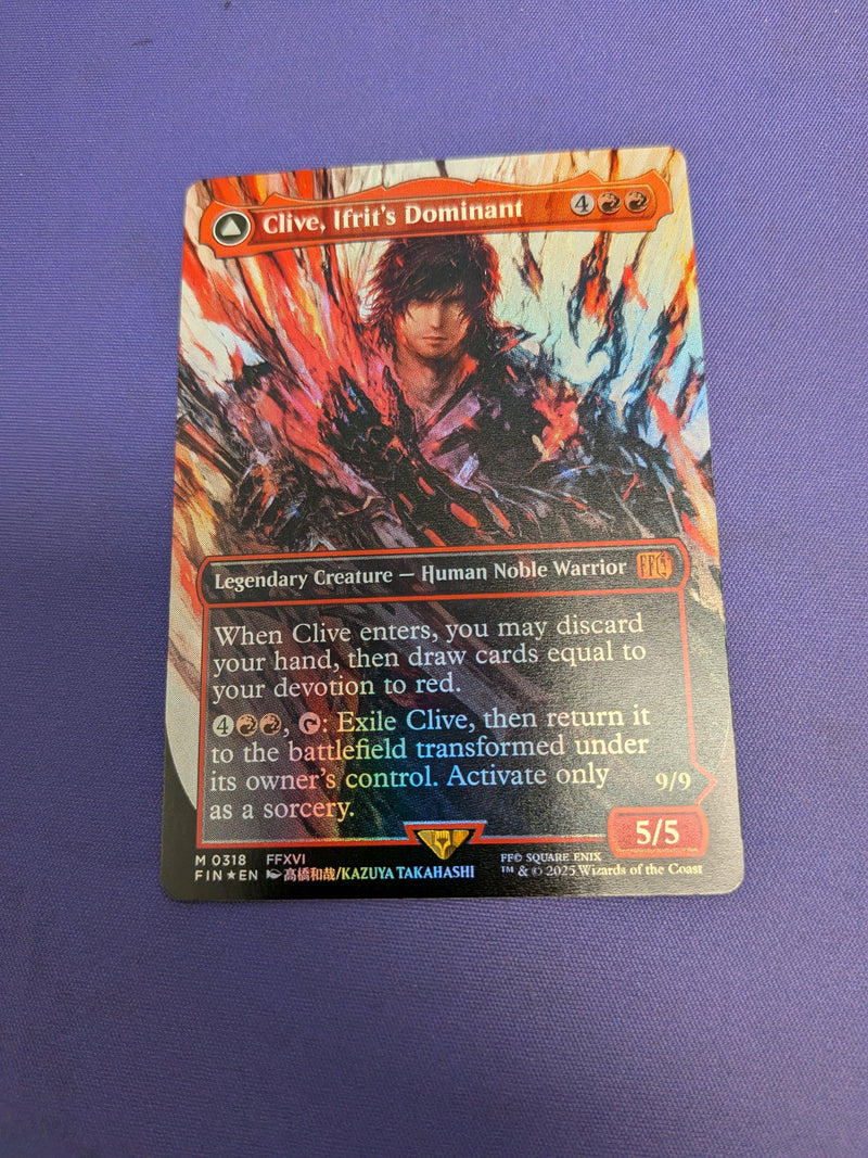 Clive, Ifrit's Dominant FIN 318 Foil NM