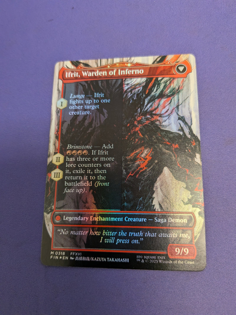 Clive, Ifrit's Dominant FIN 318 Foil NM