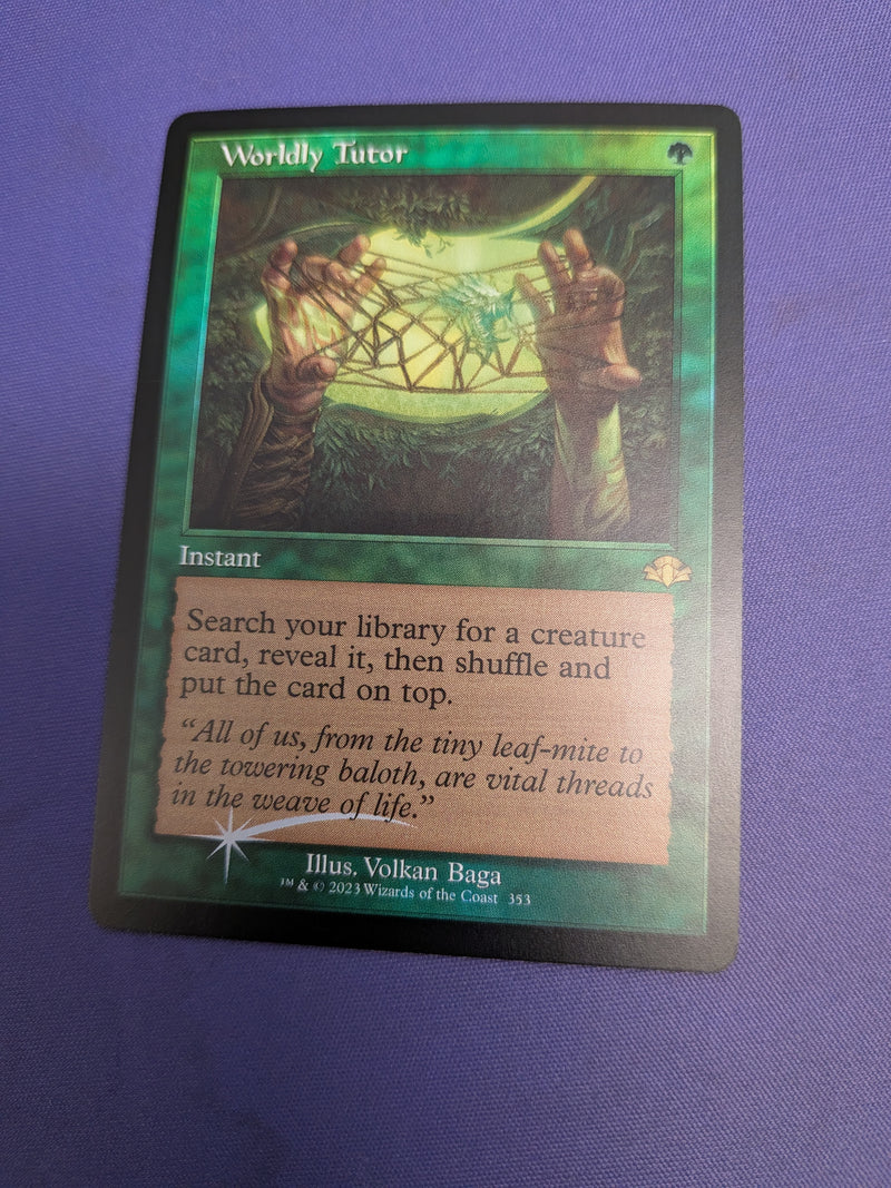 Worldly Tutor 353 DRM NM