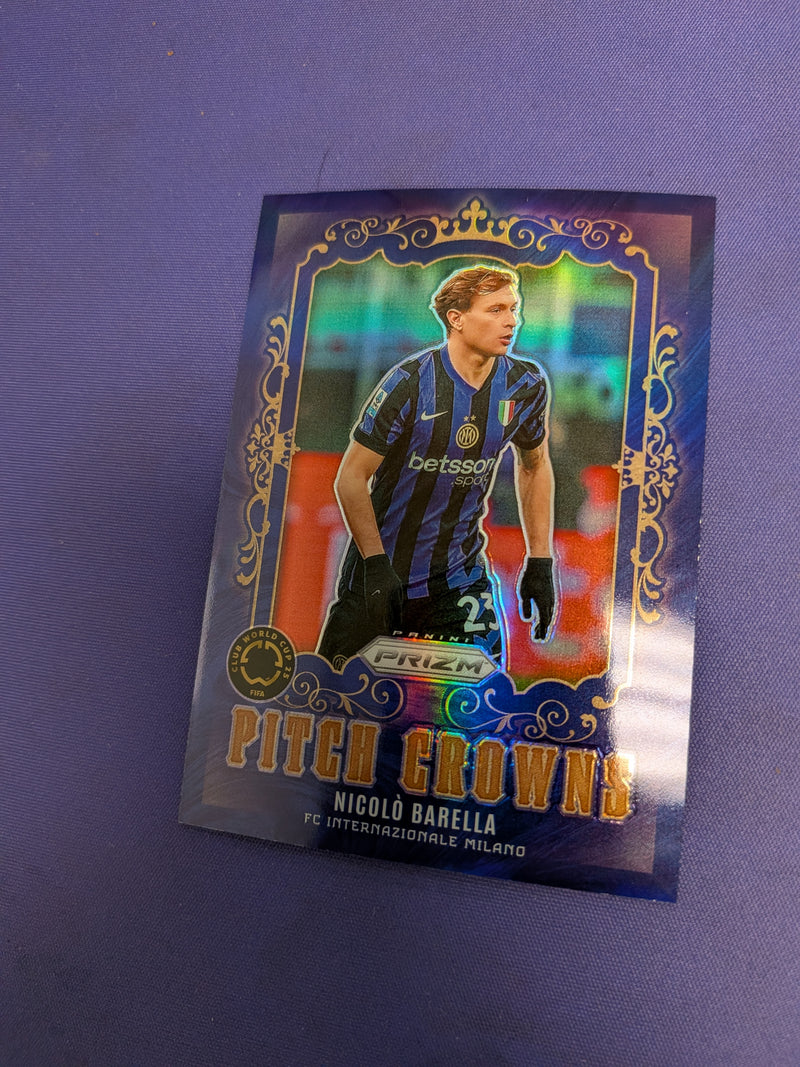 Nicolo Barella Pitch Crowns SSP Prizm 2025 Club World Cup
