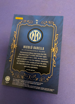 Nicolo Barella Pitch Crowns SSP Prizm 2025 Club World Cup