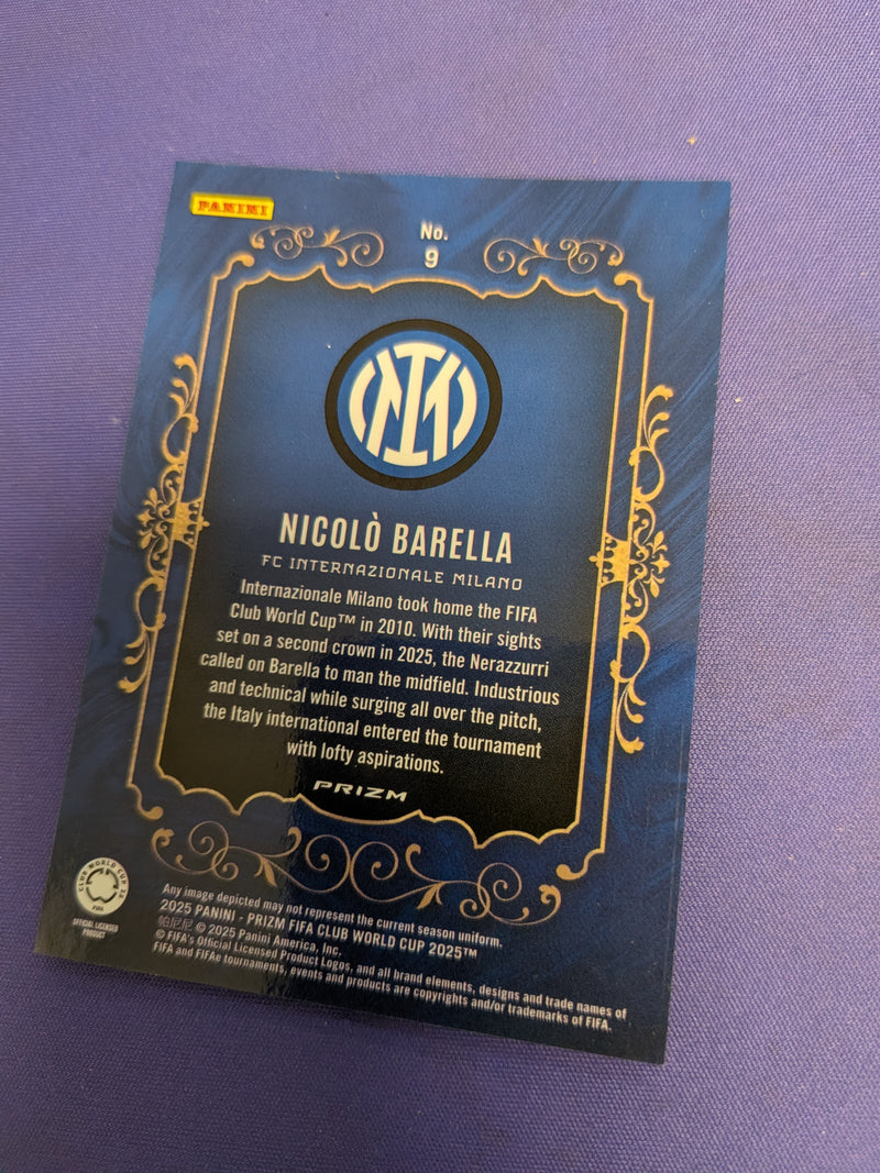 Nicolo Barella Pitch Crowns SSP Prizm 2025 Club World Cup
